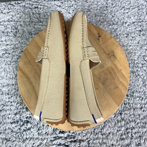 Rothys The Driver Loafer Women's 8.5 Sesame Tan Slip On Washable Shoes Comfort - Picture 11 of 14